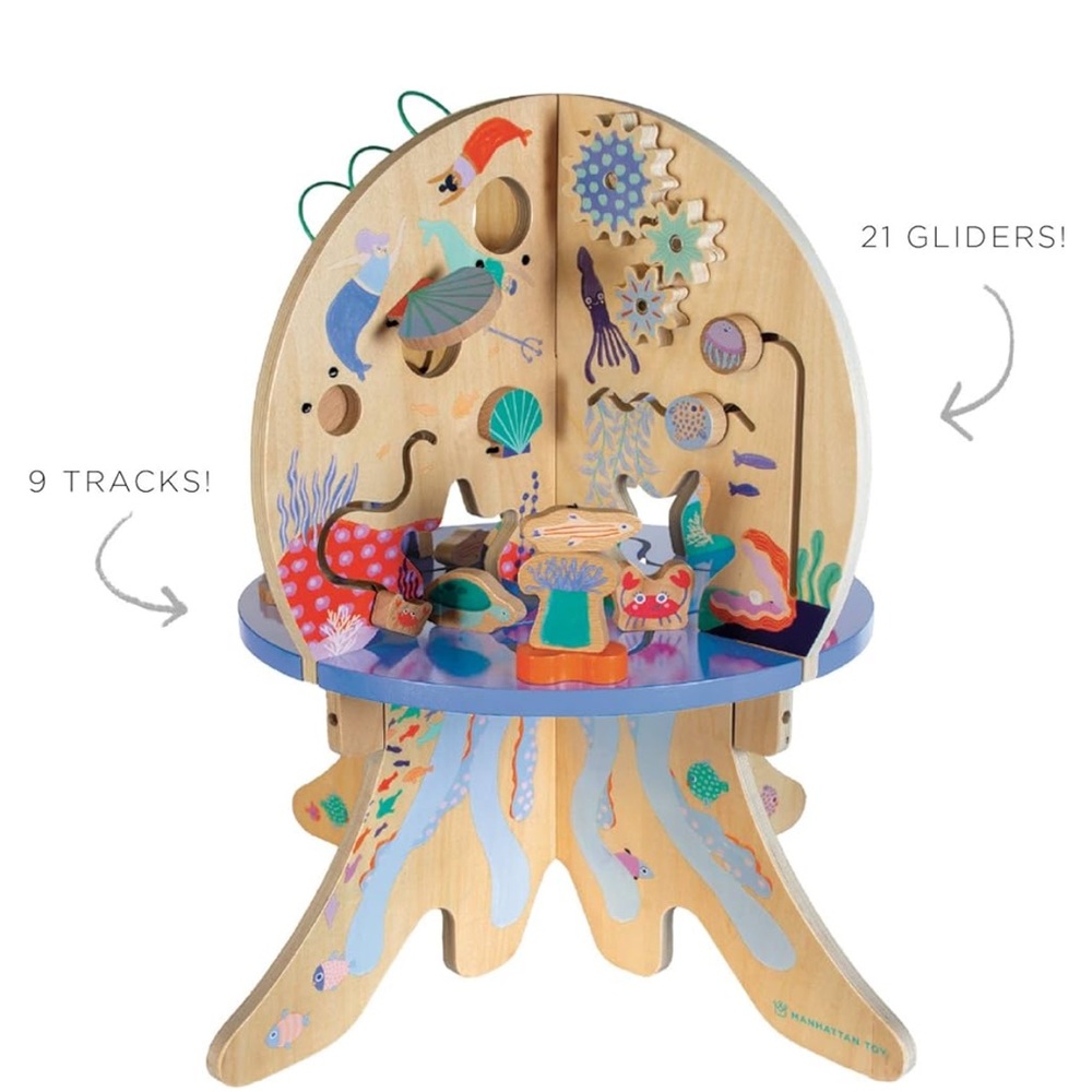 Manhattan toy sensory ocean play station - Blue and Orange Learning Toy Figures